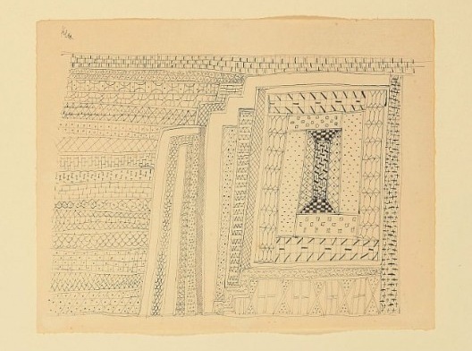 Paul Klee, Tapete, 1927<br />Imagem divulgação  [Coleção privada Paul Klee]