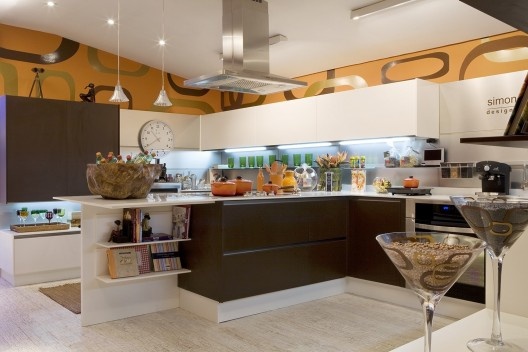 Cozinha gourmet, projeto de Simone Goltcher<br />Foto divulgação 