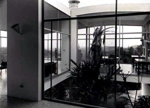 Casa de Vidro, pátio interno