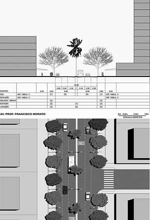 Operação Urbana Vila Sônia. Plano-Referência de Intervenção e Ordenação Urbanística. Av. Francisco Morato: projeto de adequação geométrica e requalificação urbana