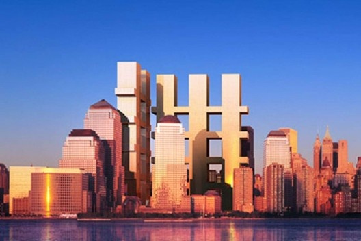 Concurso para reconstrução do local do World Trade Center, Richard Meier & Partners Architects, Eisenman Architects, Gwathmey Siegel & Associates, Steven Holl Architects [Lower Manhattan Development Corporation]