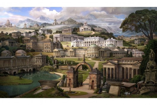 Joseph Gandy, <i>Architectural Visions of Early Fancy, In the gay morning of youth and dreams in the evening of life </i>, 1820<br />Imagem divulgação 