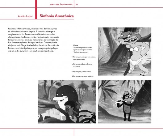 Página do livro <i>Trajetória do cinema de animação no Brasil</i>, de Ana Flávia Marcheti
<br />Imagem divulgação 