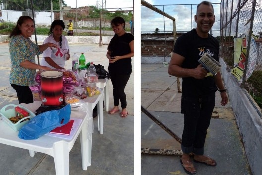 Realização de ações sociais com adultos e crianças<br />Foto Simone Costa 