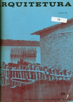 Capa da revista Arquitetura do IAB n. 15 setembro de 1963 p. 17 a 24 em que o documento final do Seminário de Habitação e Reforma Urbana de 1963 foi publicado [Arquitetura n. 15, setembro, 1963]