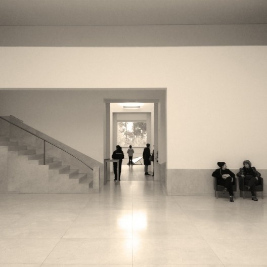 Átrio central, Museu de Serralves, Porto<br />Foto Ney Zillmer Neto 