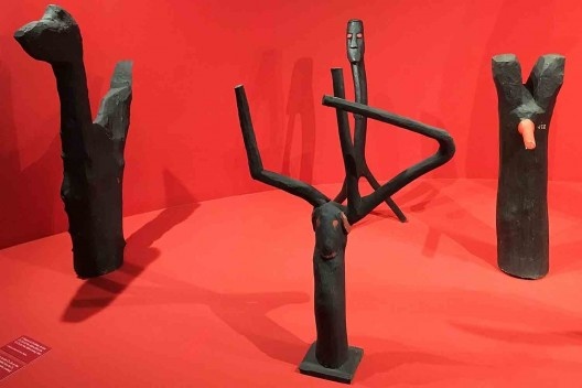 Exposição <i>Véio – a Imaginação da Madeira</i>, curadoria de Agnaldo Farias e Carlos Augusto Calil<br />Foto Abilio Guerra 