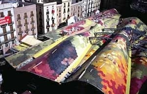 Mercado Santa Caterina en Barcelona, Enric Miralles y Benedetta Tagliabue