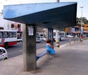 Figura 19 – Padrão RENURB com upgrade de assento, próximo à Rodoviária de Salvador<br />Foto do autor 