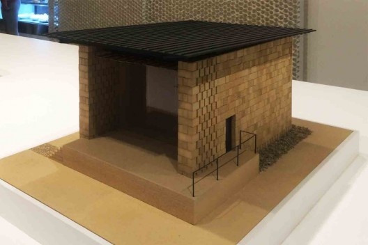 Exposição de maquetes de projetos do arquiteto Kengo Kuma, Japan House, São Paulo, 2017<br />Foto Abilio Guerra 