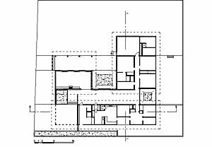 Planta da Residência Stephan Neuding, arquiteto Gian Carlo Gasperini, 1959. Planta organizada em pavilhões<br />Desenho Maurício Azenha Dias 