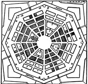 Cidade ideal por Perret de Chambery. In: QUARONI, Ludovico. La Torre de Babel. Barcelona: Editorial Gustavo Gili, 1972, p. 201