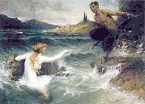 "A sereia e o Sátiro", Ferdinand Leeke