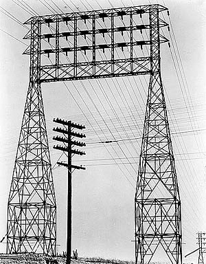 Edward Weston, Linhas e torres de energia elétrica, Lincoln Blvd, EUA