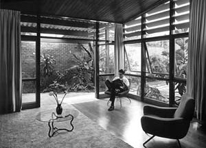 Residência Edmundo Mello Costa, Petrópolis, 1954<br />Foto Michel Aertsens 