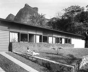 Residência R. Armando, São Conrado, Rio de Janeiro, 1955<br />Foto Michel Aertsens 