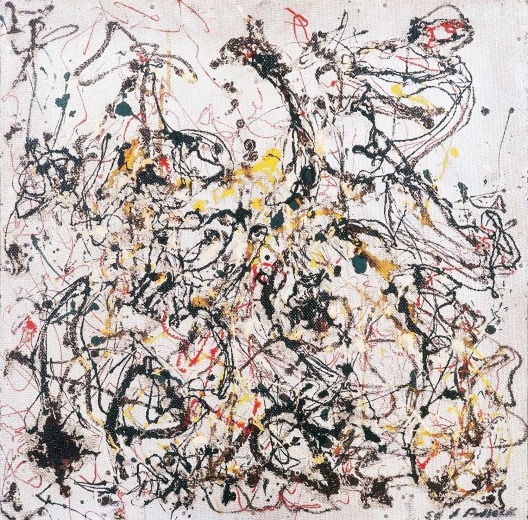 Jackson Pollock, “Obra no 16”, 1950<br />Imagem divulgação  [Acervo MAM Rio]