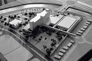 Maquete do Concurso para o Centro Cívico de Votorantim, Escritório Rino Levi Arquitetos Associados [Acervo Digital Rino Levi, FAU PUC-Campinas.]