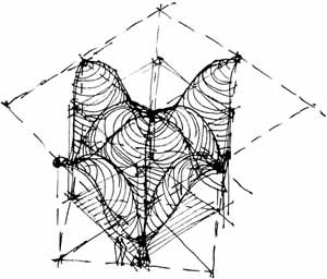  Plaza Latinoamericana, Expo 2000 Hanover. Paraboloides elipsoides de ladrillo