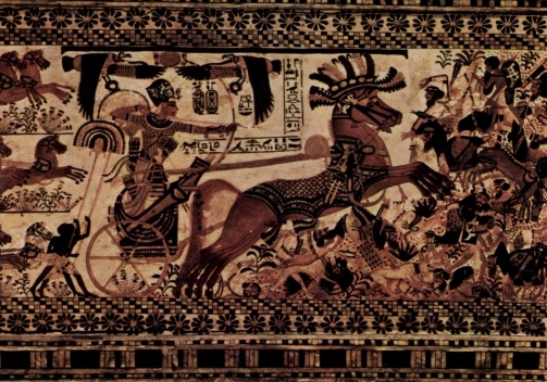 Tutankhamun na guerra<br />Museu do Cairo  [Wikipedia]