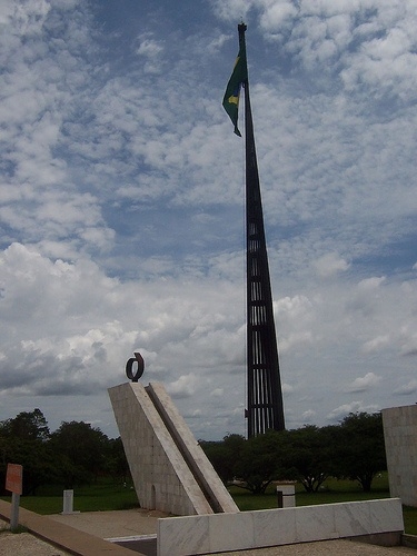 Imagem 29. Mastro da bandeira<br />Foto Francisco Lauande 