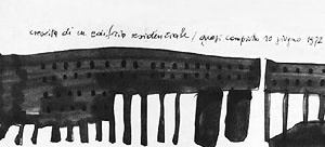 Figura 3: Conjunto Gallaratese - conceito tipológico no projeto [ROSSI, 1975]