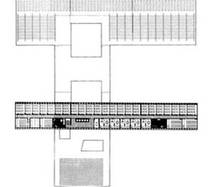 FAU-UFRJ, planta tipo [Acervo Jorge Machado Moreira]