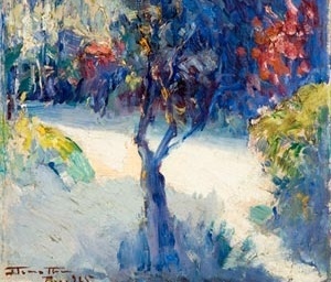João Timótheo da Costa, Paisagem, 1925 (Óleo sobre madeira) Associação Museu Afro Brasil