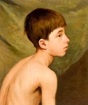 Antônio Rafael Pinto Bandeira, Retrato do aluno Conceição, c.1891 (Óleo sobre madeira) Associação Museu Afro Brasil