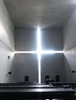 Fig. 10: Igreja da Luz (Osaka, 1989) – Vista interna [www.greatbuildings.com]
