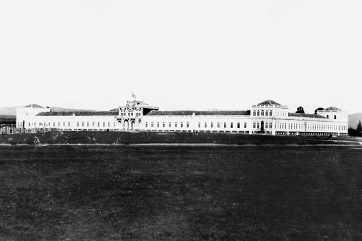Escola Militar em Porto Alegre, província do Rio Grande do Sul, 1885<br />Foto Luis (Luigi) Terragno (c.1831-1891)  [LAGO, Pedro Correa do. Coleção Princesa Isabel. Capivara, 2008]