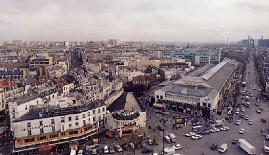 Estação Paris-Bastille, vista aérea da ambiência antes da demolição<br />Foto Captain Scarlet  [Wikimedia Commons]