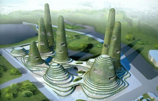 MVRDV, Power Center. Gwang Gyo, Gy, Coréia do Sul<br />Foto divulgação 