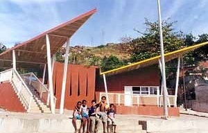Centro de usos comunitários da favela do Fubá<br />Foto Gabriel Jáuregui 