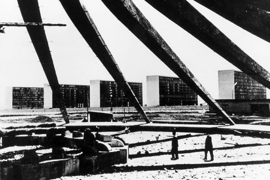 Catedral em construção, Brasília<br />Foto divulgação  [Acervo DPHA-DF]