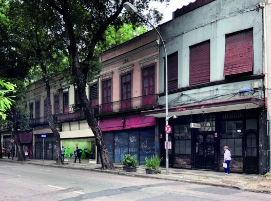 A rua da Carioca em fevereiro de 2020, antes do isolamento social<br />Foto Andréa da Rosa Sampaio 