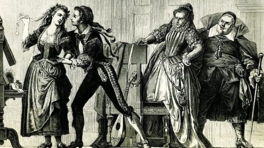 <i>As Bodas de Fígaro</i>, ópera de Wolfgang Amadeus Mozart, gravura de Edouard von Engerth, 1867<br />Imagem divulgação 