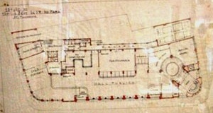Projeto do Edifício da agência de Correios e Telégrafos, planta [EBCT]