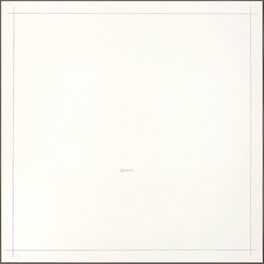 Robert Ryman, “Untitled, from On the Bowery”, 1969, divulgado em 1971<br />Imagem divulgação  [Art Institute Chicago / Cortesia Pace Wildenstein]
