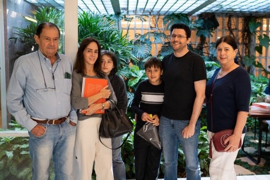 Olivo Gomes Neto, Kika Marquez Gomes, Olivia Marquez Gomes, Antônio Marquez Gomes, Olivo Haenel Gomes e Cristina Haenel Gomes<br />Foto Luka Godoy 