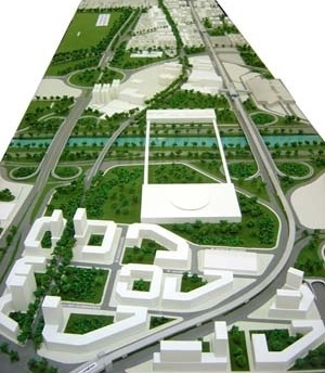 Operação Urbana Carandiru – Vila Maria<br />Foto da Maquete 