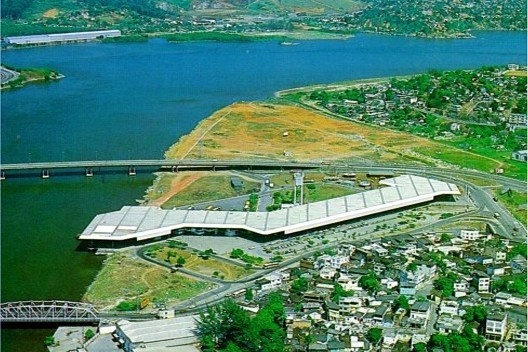Terminal Rodo-Aquaviário, Vitória – ES, Carlos M. Fayet, Nelson Inda, 1977 [Acervo Fayet]