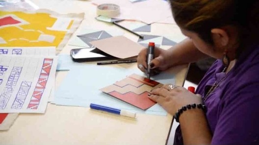 Concepção, construção e instalação da bandeira/fronteira<br />Foto divulgação 