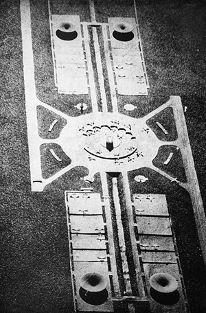 Aeroporto Supersônico de Brasilia. Arquiteto Sérgio Bernardes, 1958 [Acervo Família Sérgio Bernardes]