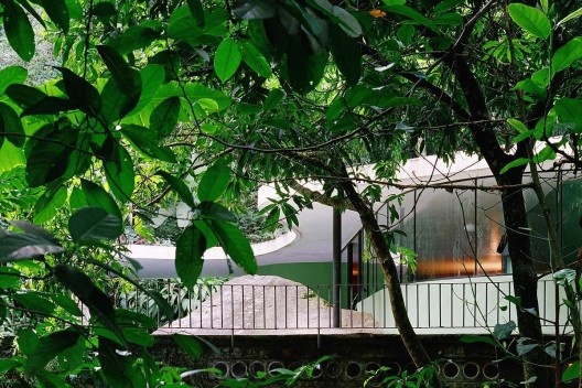 Casa das Canoas, Rio de Janeiro. Arquiteto Oscar Niemeyer<br />Foto Nelson Kon 