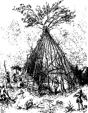 A primeira construção, segundo Viollet-le-Duc