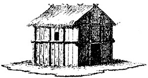 Cabana primitiva, segundo Milizia