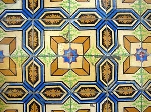 Azulejos lisos de estampilha
