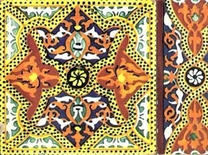 Azulejos lisos de estampagem