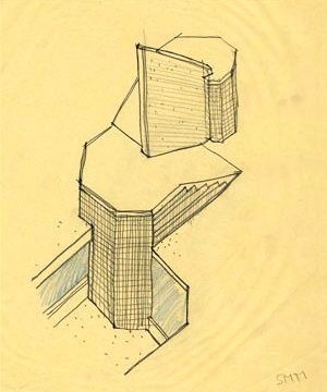 Croquis. Paul Rudolph